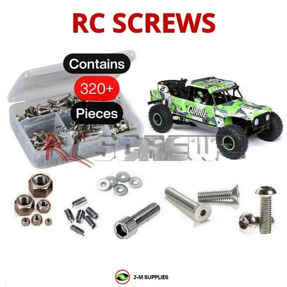 RCScrewZ Stainless Screw Kit los132 for Losi Hammer Rey U4 4WD 1/10 (#LOS03030) Racer Truck | SET
