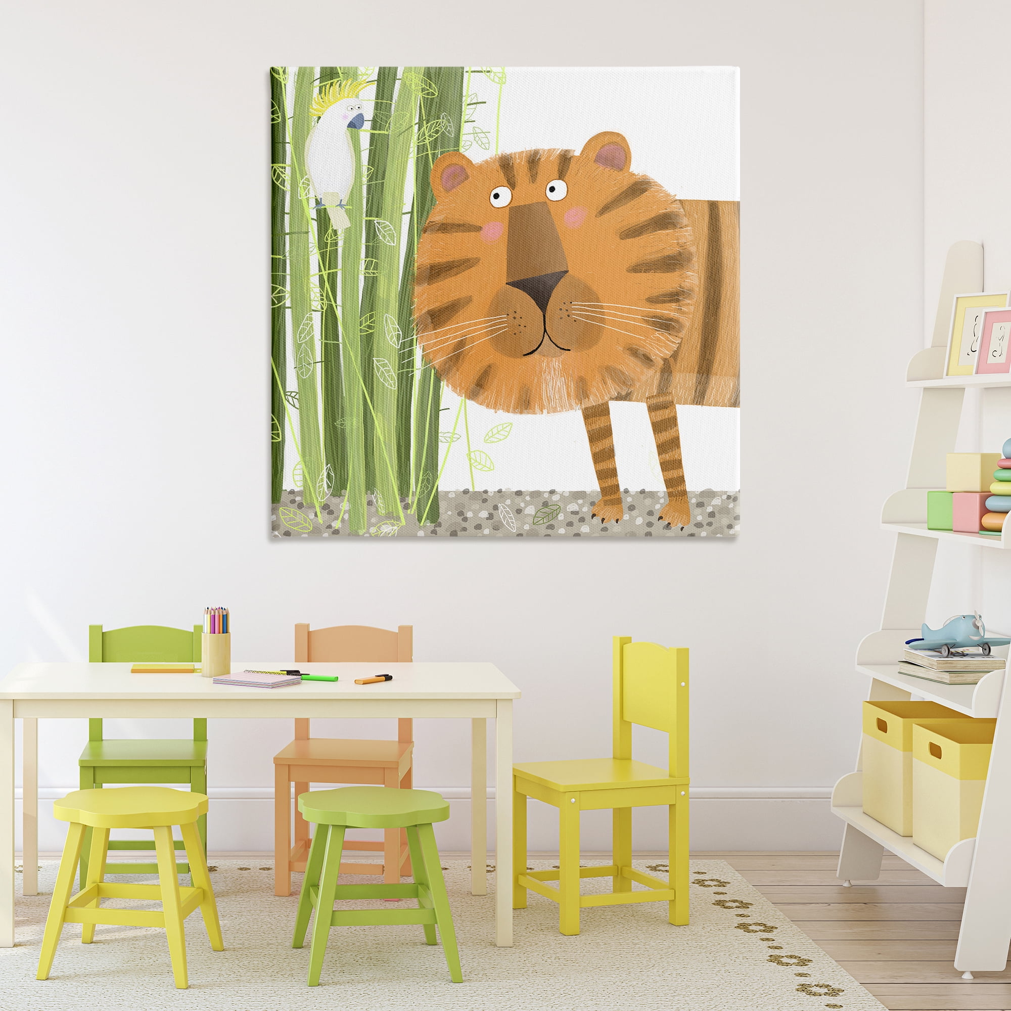 Stupell Industries Bamboo Trees & Tiger Canvas Wall Art, design by Carla Daly
