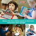 thumbnail image 3 of LNGOOR Kids‘ Fun Learning Tablet - Educational Preschool Interactive Toy with ABC Word Songs  Music  Numbers  and Electronic Games for Boys and Girls - Perfect for Toddler Development and, 3 of 7