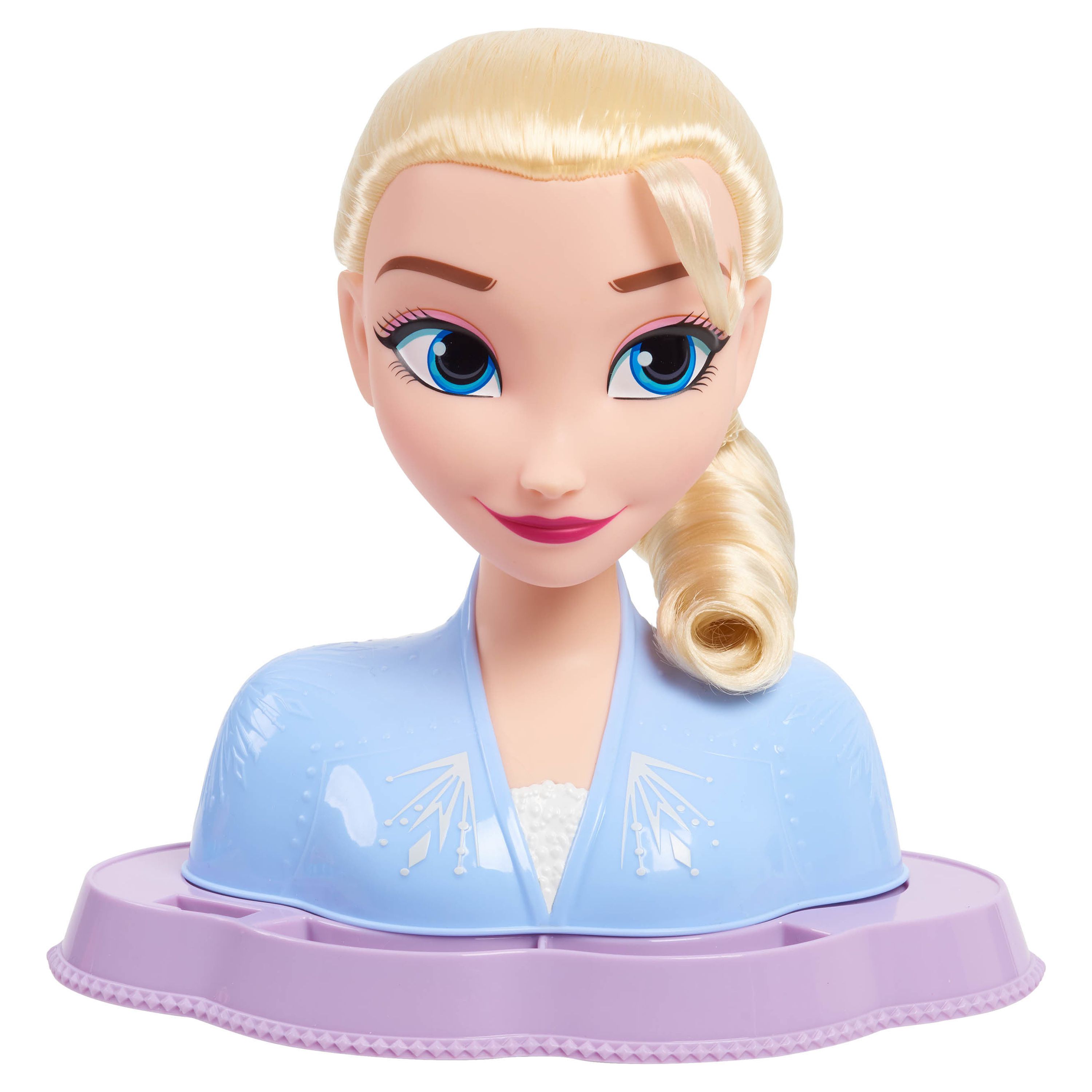 Disney Frozen Elsa Styling Head, Blonde Hair, 14 Piece Pretend Play Set, Wear and Share Accessories, Officially Licensed Kids Toys for Ages 3 Up, Gifts and Presents - image 2 of 2