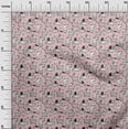 thumbnail image 3 of oneOone Tissu Polyester Lycra Rose Matériau de Robe pour Chien Tissu Imprimé Tissu au Mètre 56 Pouces de Large, 3 of 4