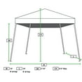 thumbnail image 5 of King Canopy Slant leg 10'x10' Instant Pop Up Tent, White, 5 of 6