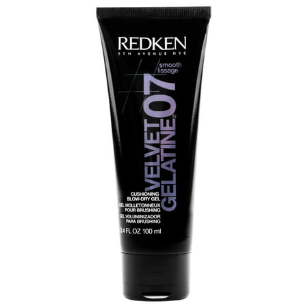 Redken Velvet Hair Gelatine 07 Cushioning Blow-Dry Hair Gel, 3.4 Oz