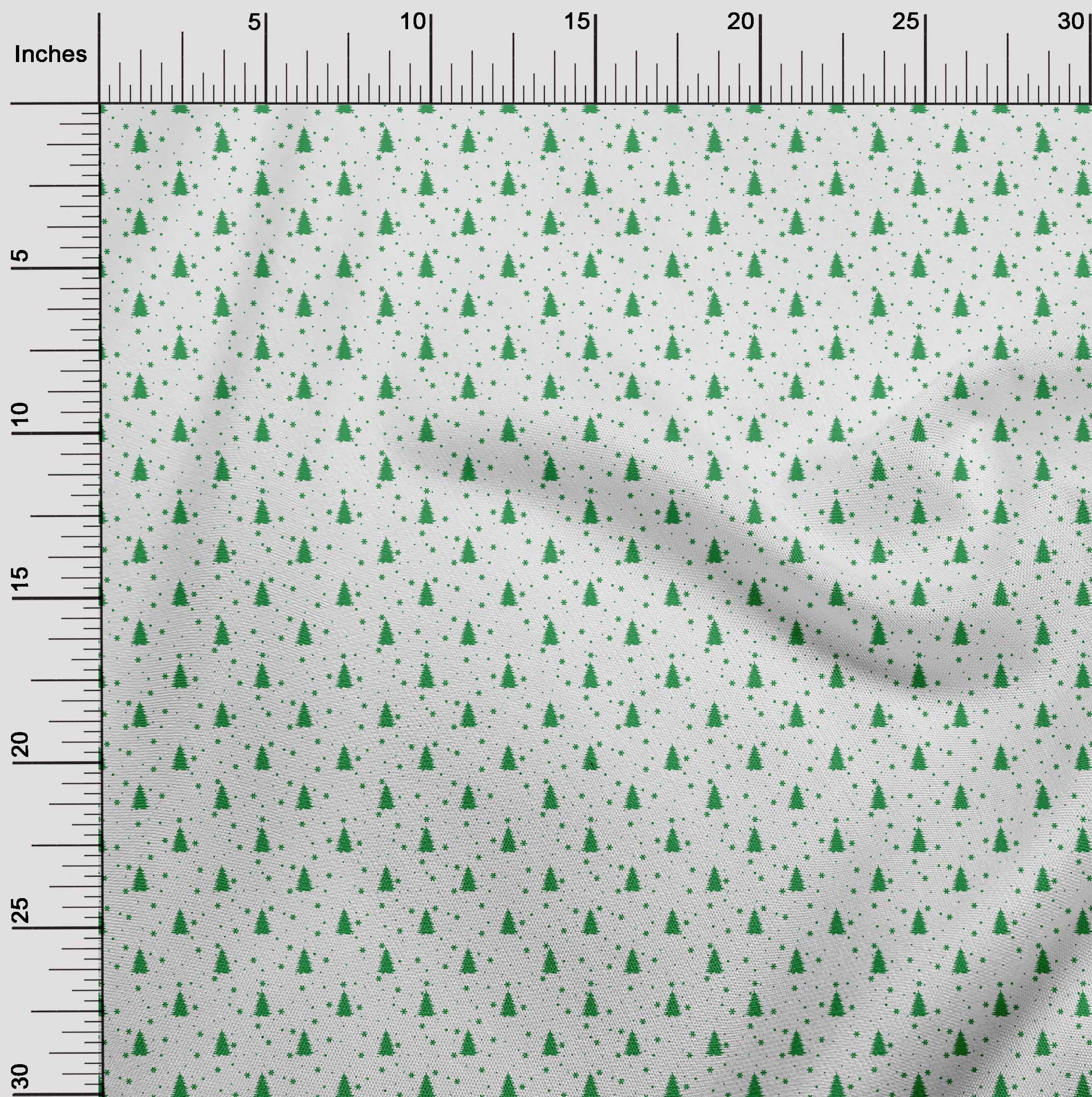 oneOone Cotton Jersey White Fabric Merry Christmas Fabric For Sewing Printed Craft Fabric By The Yard 58 Inch Wide-YE0