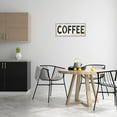 thumbnail image 2 of Stupell Industries COFFEE Typography Vintage Sign Graphic Art Gray Framed Art Print Wall Art, 10x24, by Jennifer Pugh, 2 of 5