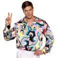 thumbnail image 1 of Multicolour Hippie Shirt Plus | 60s | Costume Pieces and Kits, 1 of 1
