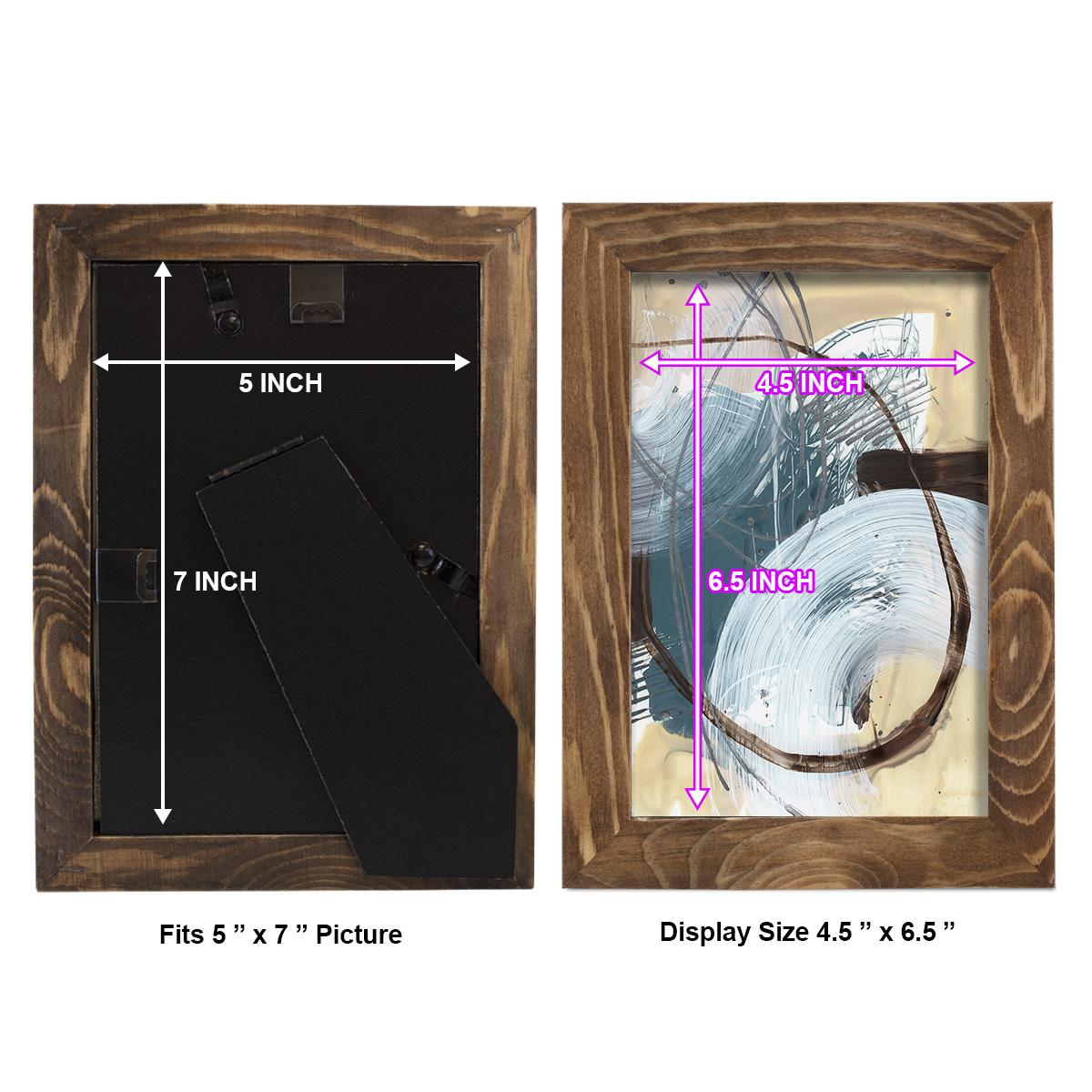 Winding Around I - Framed Print w/glass - Walnut