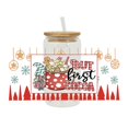 thumbnail image 1 of 1X UV DTF Transfer Cup Wrap Transfer Sticker Glass Sticker Christmas Cup H1I7, 1 of 8