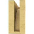 thumbnail image 4 of 3"W x 9"D x 6"H Classic Huntington Rough Cedar Woodgrain TimberThane Corbel, Primed Tan, 4 of 6