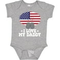 thumbnail image 3 of Inktastic I Love My Daddy Military Son Daughter Boys or Girls Baby Bodysuit, 3 of 5