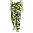 thumbnail image 1 of Balery Green Fruit Pantalones de pijama para mujer, pijamas ultraligeros, pantalones de estar por casa-Medium, 1 of 6