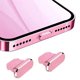 thumbnail image 1 of Enchufe antipolvo de Metal para iPad, puerto de carga para iPhone 14 Plus, 13, 12 Mini, 11 Pro Max, Xr, ios, accesorios de enchufe Lightning, 2 uds., 1 of 5