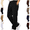 Black, variant on LNZGNM Men's Straight Leg Sweatpants Casual Elastic Drawstring Waist Open‑Hem Daily Workout Wear with Deep Side Pockets, Brown (XXL)
