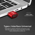 thumbnail image 4 of Wisremt USB-C/Type-C  Female To USB 2.0 Male Aluminum Alloy Adapter, Support Charging & Transmission, 4 of 12