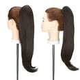 thumbnail image 4 of Sego Long Thick Claw Ponytail Hair Extension Synthetic Curly Real Hair Piece Big Wave Clip in Hair Extensions For Women, 4 of 7