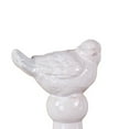 thumbnail image 2 of Saltoro Sherpi Turned Design Ceramic Bird Finial Accent Decor, White, 2 of 5