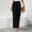#0186-Black, variant on Womens Loose Wide Leg Modern Dance Pants with Pockets Elastic Waist Casual Trousers Bottoms for Daily Party