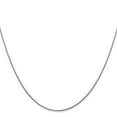thumbnail image 2 of 14K White Gold Snake Chain Necklace 24 inch .8 mm Round with Lobster Clasp 0.8, 2 of 4