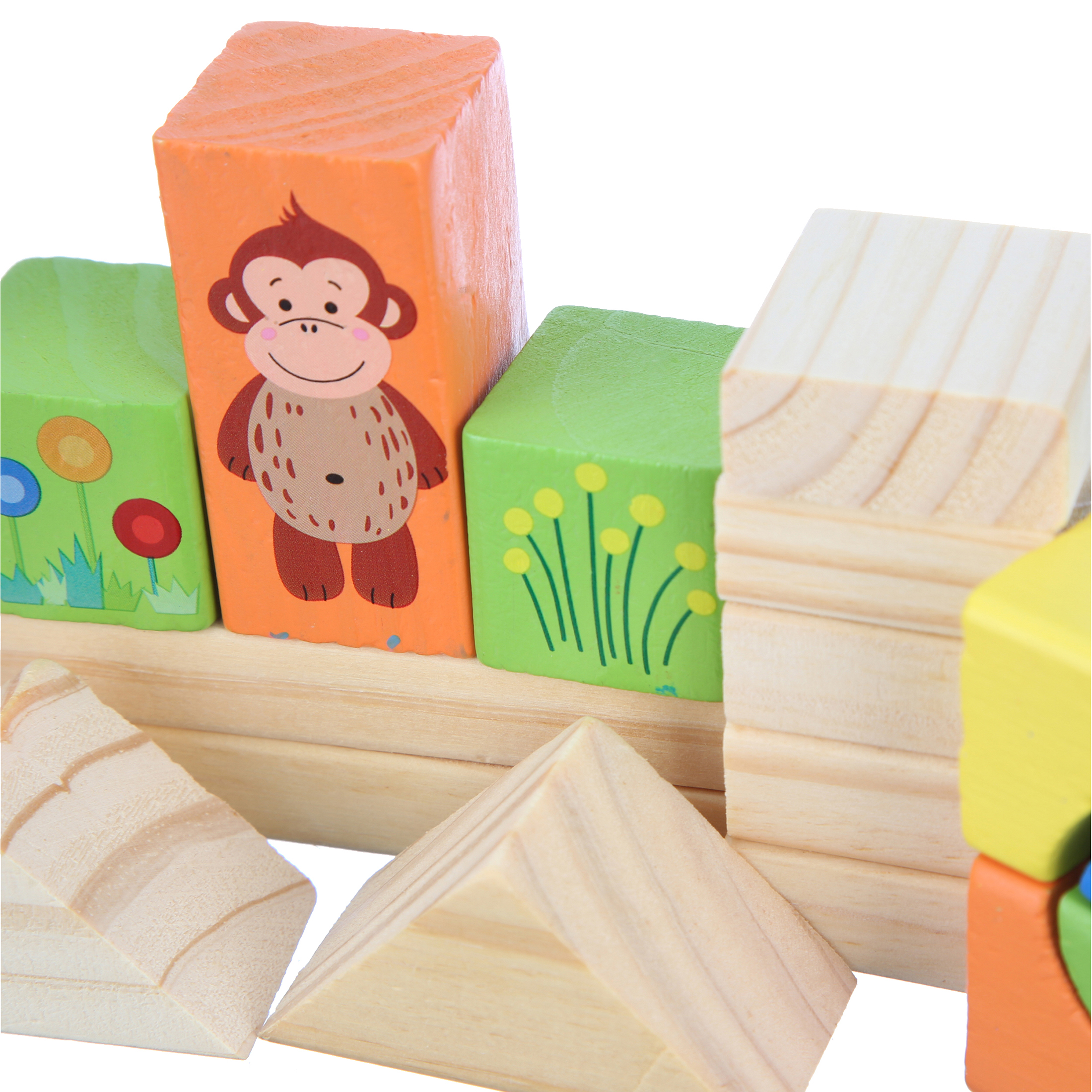 Spark Create Imagine Wood Building Blocks, 150 Pieces photo 4