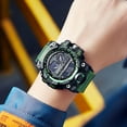thumbnail image 5 of Men's Watches Sports Outdoor Waterproof Military Watch Date Multi Function Tactics LED Face Alarm Stopwatch for Men 3133, 5 of 12