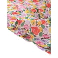 thumbnail image 5 of Unique Bargains Women's Layered Ruffle Hem Chiffon Elastic Waist A-Line Floral Skirt, 5 of 5