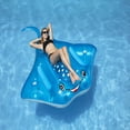 thumbnail image 3 of Swimline Manta Ray Ride-On Swimming Pool Inflatable Raft - 88", 3 of 5