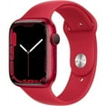 thumbnail image 1 of Pre-Owned Apple, Watch Series 7, A2474, (GPS Only) , Red Aluminum / Red Sport Band /45mm, 1 of 1