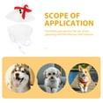 thumbnail image 3 of LOLIPPYY 1Set Funny Pet Chef Costume White Soft Material Dog Cook Hat for Festive Gatherings, 3 of 7