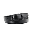 thumbnail image 5 of KM Legend Mens Leather Dress Belt for Work Business and Casual(Black, 34), 5 of 7