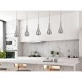 thumbnail image 2 of Cal Lighting Kornos Integrated LED Metal Pendant Fixture in Brushed Silver, 2 of 4