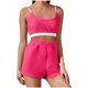 thumbnail image 2 of Pijama de moda para mujer con tapete en el pecho, suelto, con tiras elásticas, color liso, para invierno, para el hogar, top de poliéster para mujer, 2 of 7