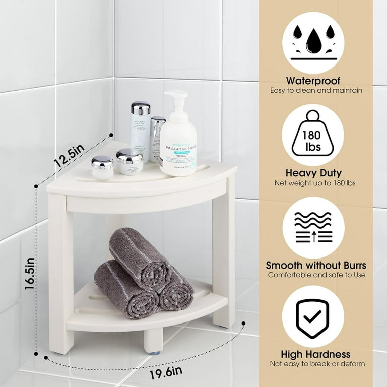Corner shower stool plastic hotsell