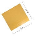 thumbnail image 2 of SWETRACE 10Pcs Golden Cake Pads Strong Disposable Cake Cardboard Base Boards for Packing Cakes, 2 of 8