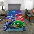 thumbnail image 5 of PJ Masks Kids Plush Twin/Full Blanket, 62 x 90, Blue, Hasbro, 5 of 7
