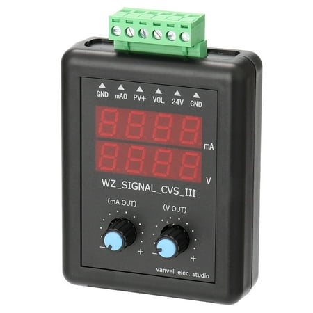 

4-20mA 0-10V Signal Generator 24V Current Voltage Transmitter Signal Source Constant Current Source with Display