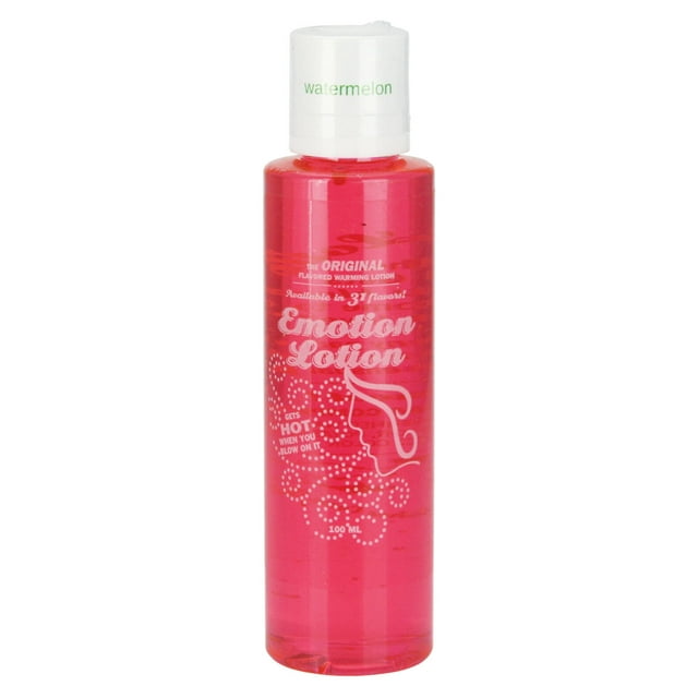 Emotion Lotion Huile de Massage Réchauffante Aromatisée, Melon d'Eau 4 oz