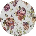 thumbnail image 1 of Ahgly Company Indoor Round Patterned Rosy Purple Novelty Area Rugs, 6' Round, 1 of 6