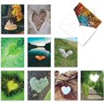 thumbnail image 1 of Heartscapes - 10 All Occasion Blank Note Cards with Envelope (4 x 5.12 Inch) - Beautiful Heart Shaped Landscapes,, 1 of 5