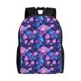 thumbnail image 1 of Fotbe Blue Skull Rose Mochila de Viaje para Laptop, Mochila Ejecutiva Delgada y Resistente 15.6", 1 of 8