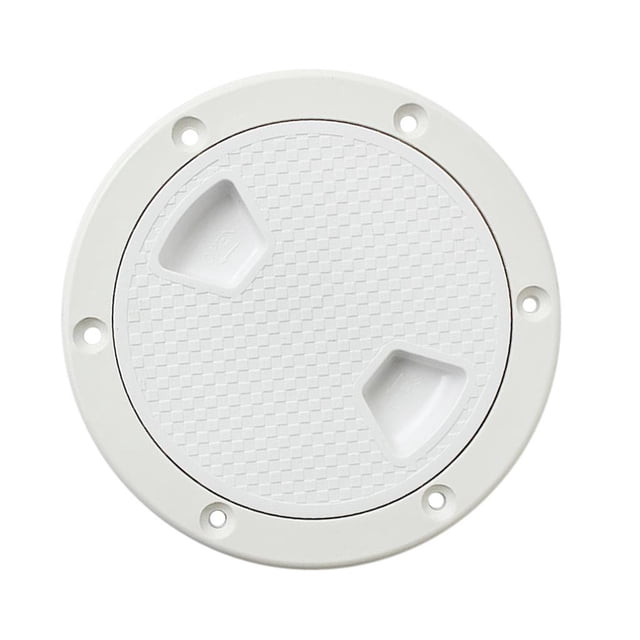 Cubierta de escotilla de acceso Sidaley para barco marino color blanco 4 pulgadas
