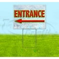 thumbnail image 1 of Entrance Arrow (18" x 24") Yard Sign, Includes Metal Step Stake, 1 of 6