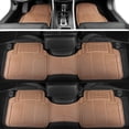 thumbnail image 3 of BDK Car SUV and Van Floor Rubber Mats 3 Row, Heavy Duty All Weather Protection, 3 Colors, 3 of 10