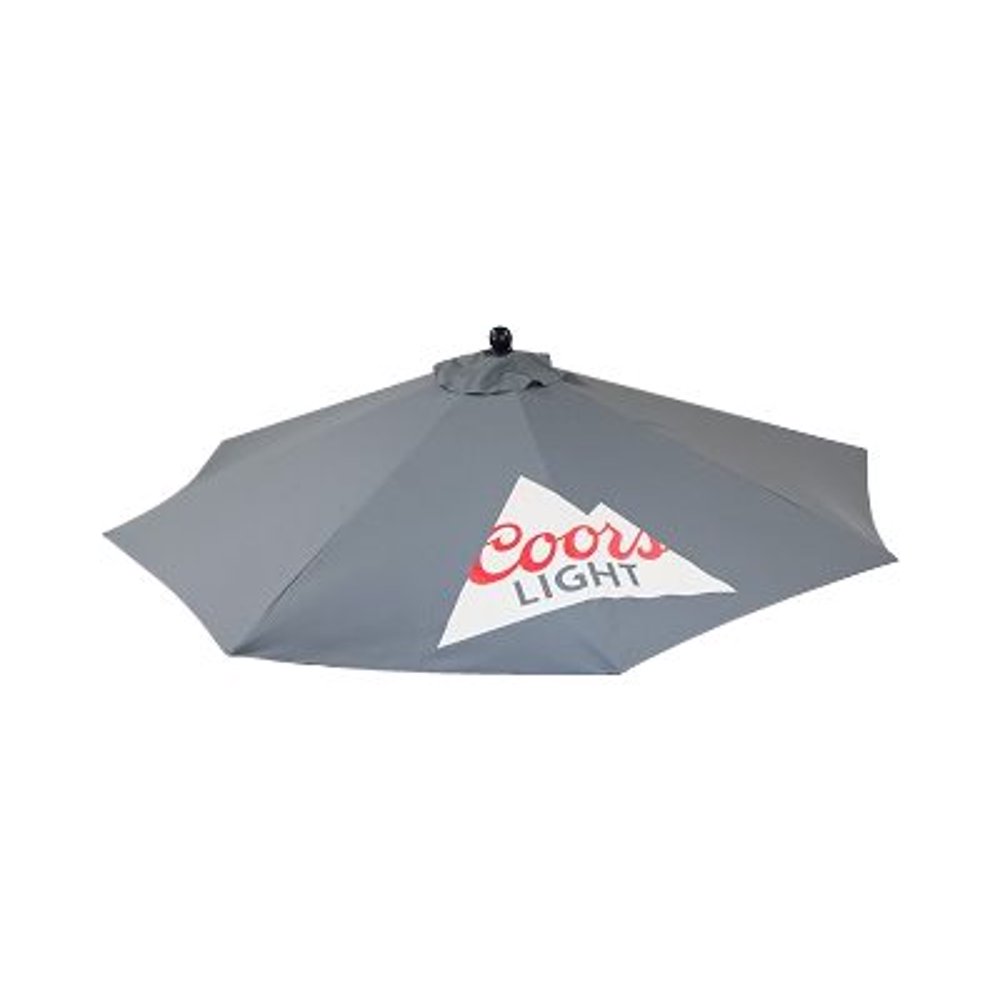 Destination Gear Coors Light Premium Patio umbrella medium gray