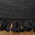 thumbnail image 3 of SAFAVIEH Braided Abby Solid Reversible Area Rug, Black, 5' x 5' Round, 3 of 7
