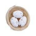 thumbnail image 5 of SLYNSHome 4Pcs Easter Decor Artificial Birds Nest with Eggs Multicolor Decorative Rattan Birds Nest Rggs Ornaments DIY Crafts, 5 of 9