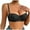 Black, variant on Women’s Bras Women's Wireless Seamless Matte Mini Rib Bra Green 80D