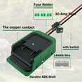 thumbnail image 3 of 2Packs Power Wheels Adapter for Hitachi 18V for Metabo HPT 18V Battery with Fuse,Work with for Hitachi 18V for Metabo 18V Power Wheel Battery Converter for Rc Car, Robotics, Rc Truck,DIY use, 3 of 8
