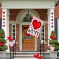 thumbnail image 6 of Valentines Day House Flag 28×40 Inch Double Sided Valentine Love Heart Welcome Flag for Outside Yard Anniversary Wedding Farmhouse Decoration DF172-28, 6 of 6