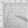 thumbnail image 2 of oneOone Georgette Viscose White Fabric Sea Shells Craft Projects Decor Fabric Printed By The Yard 42 Inch Wide, 2 of 5