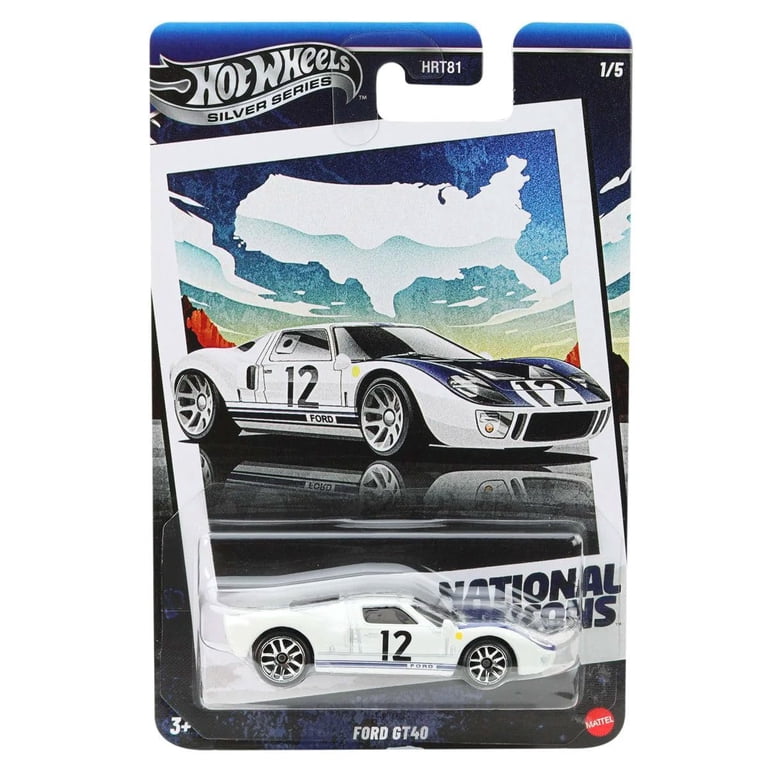 Hot Wheels National Icons Collection, Silver Series, Set of 5 Die